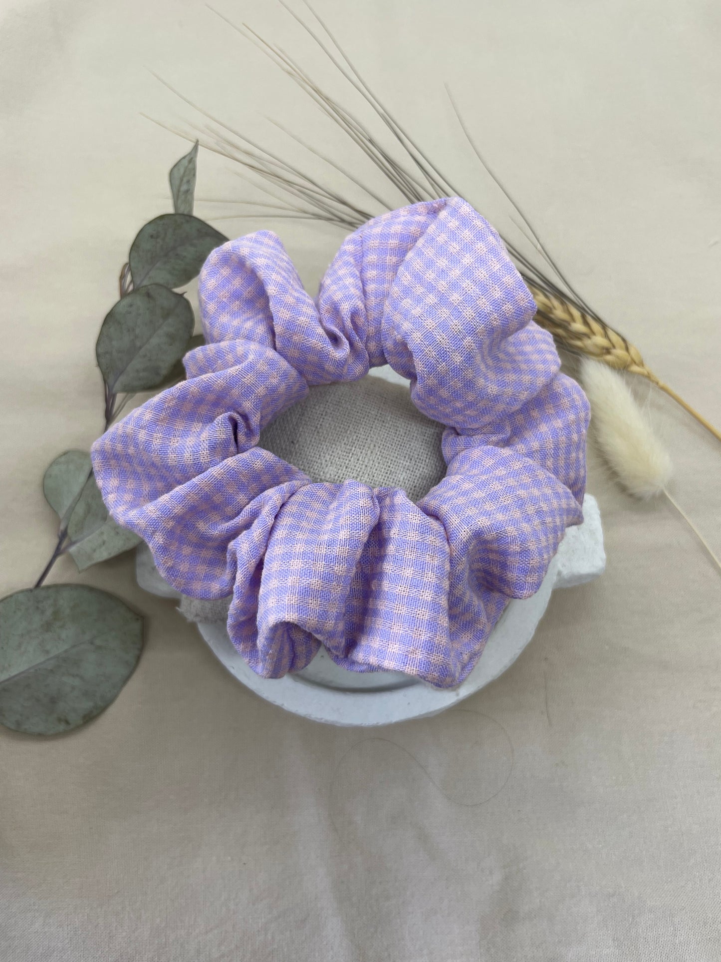 Chouchou Vichy violet rose
