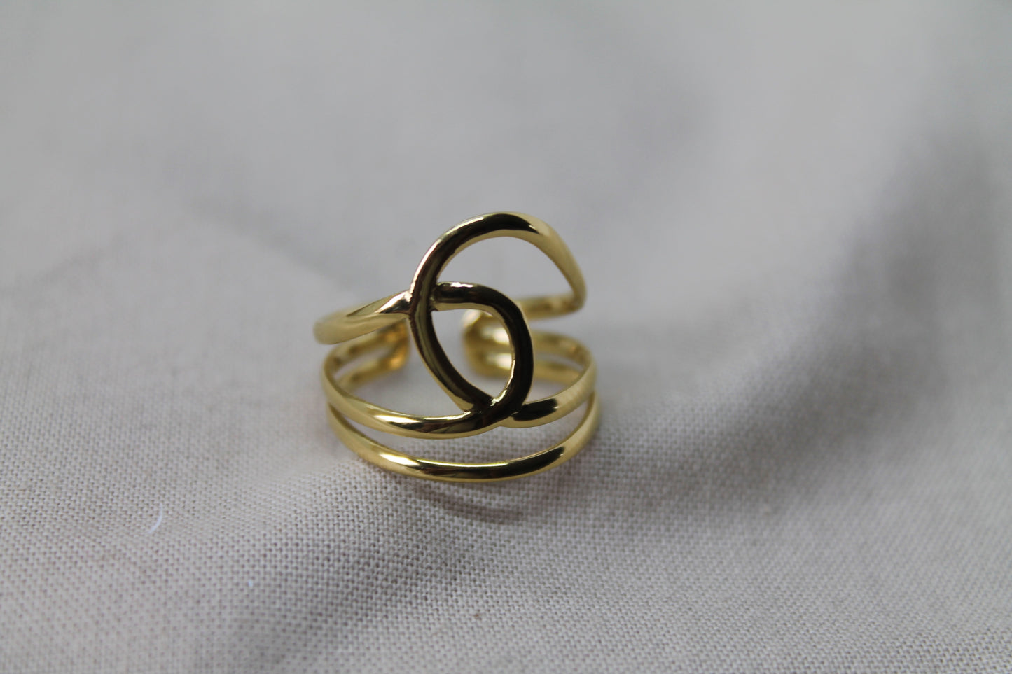 Bague AWENA dorée