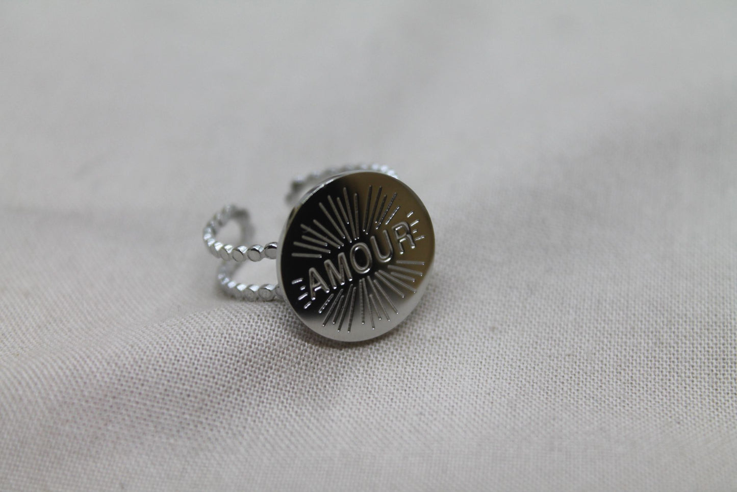 Bague AMOUR Argent