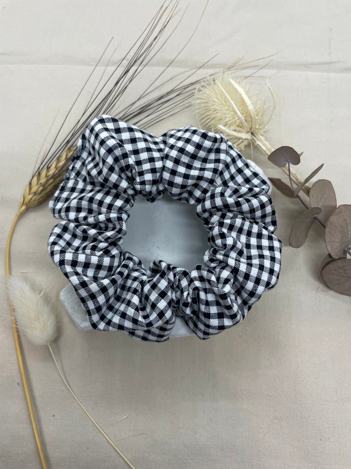 Chouchou Vichy noir et blanc