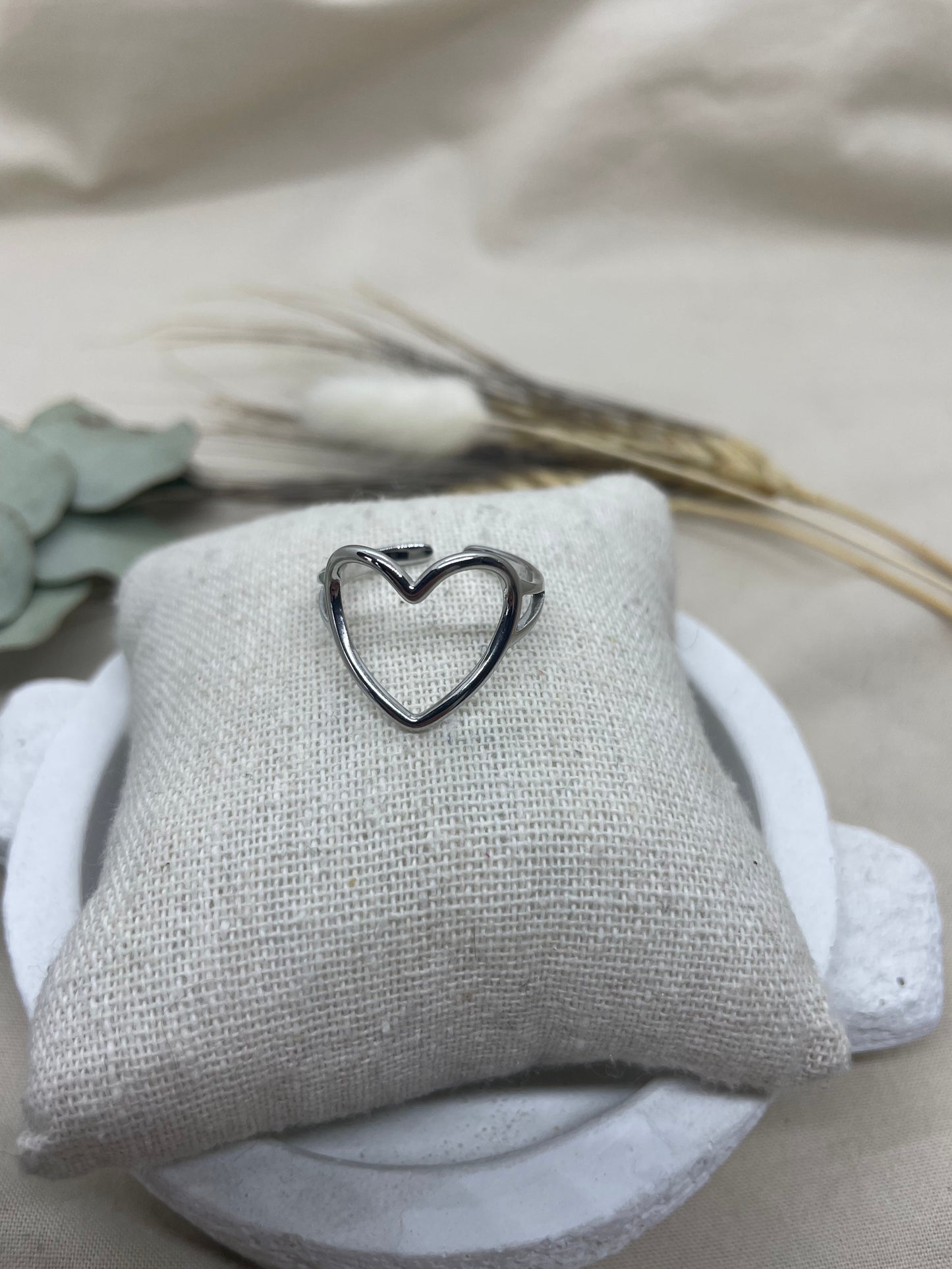 Bague Mi amor argent