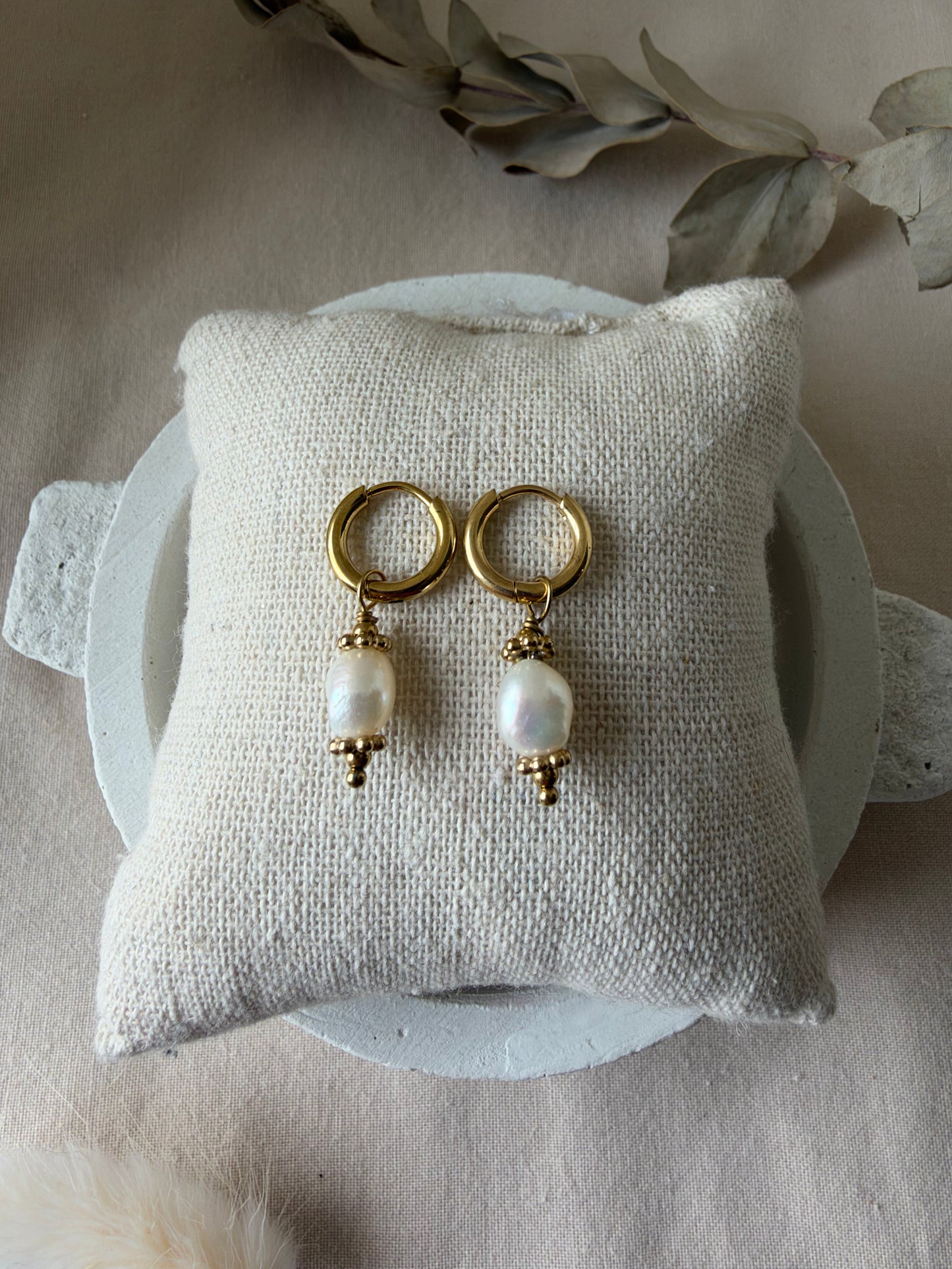 Boucles d’oreilles Samia dorées