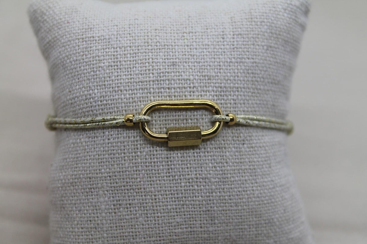 Bracelet cordon or Loana