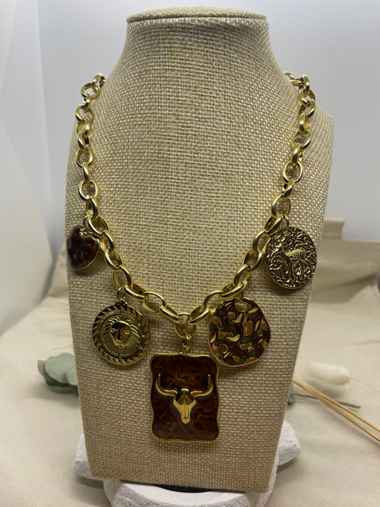 Collier Taurus doré