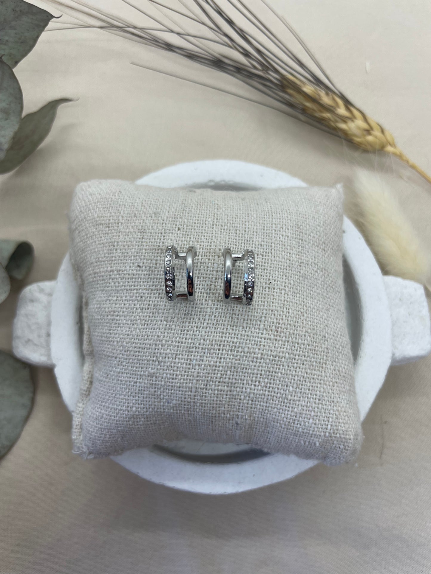 Boucles d'oreilles CLAUDIA argent