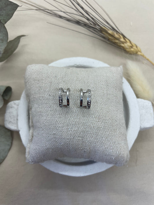 Boucles d'oreilles CLAUDIA argent
