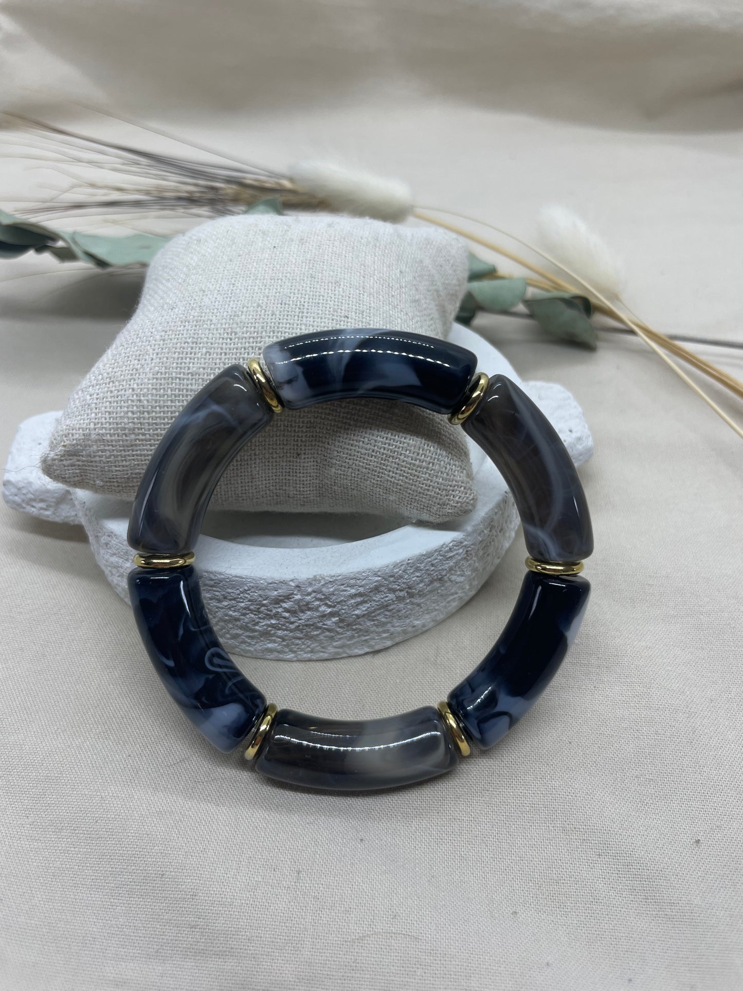 Bracelet tubes marbré Salma T2