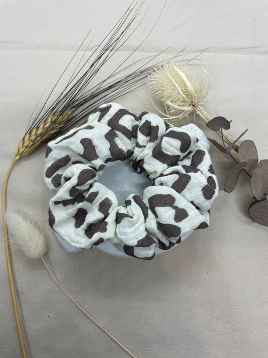 Chouchou Romy gaz blanc marron