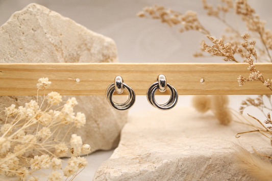Boucles d'oreilles LOUISE argent