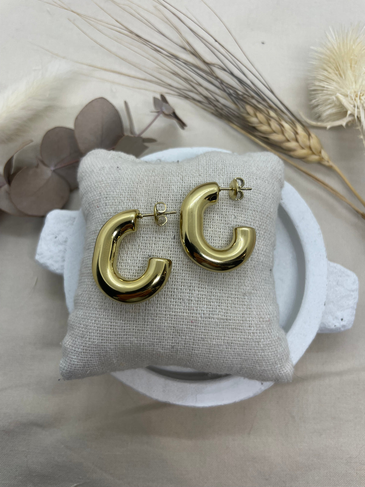 Boucles d’oreilles Alix dorées