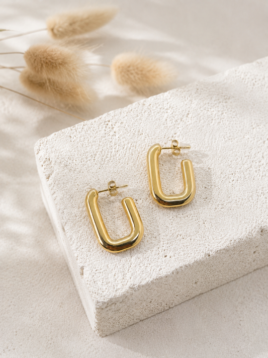 Boucles d’oreilles MARIE dorées
