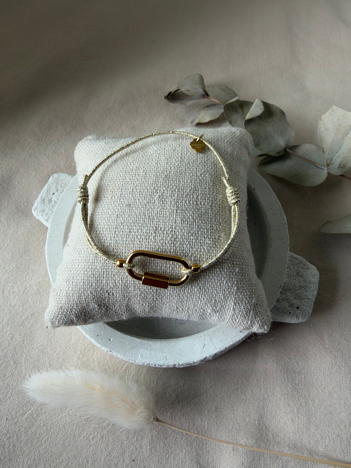 Bracelet cordon or Loana