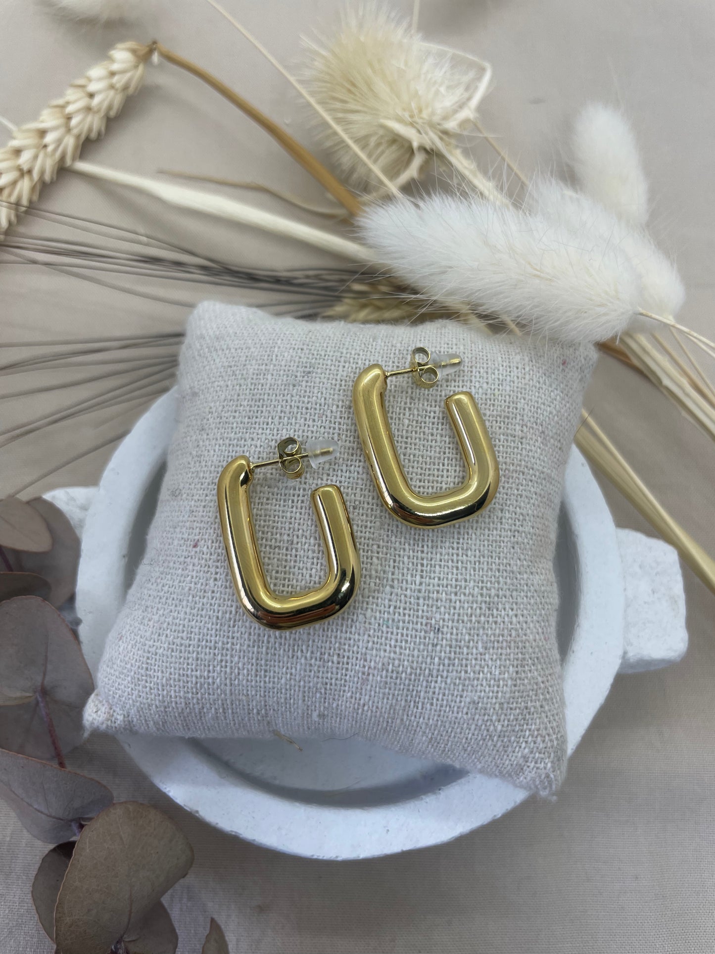 Boucles d’oreilles MARIE dorées