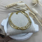 Bracelet Multi chaines dorée